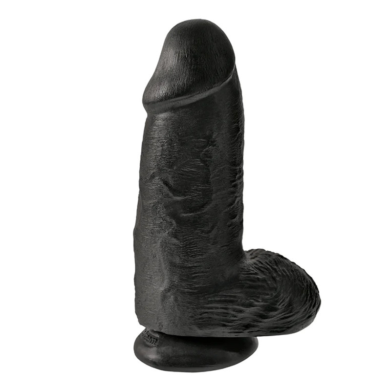 Pipedream Products King Cock Chubby Dildo (Black)
