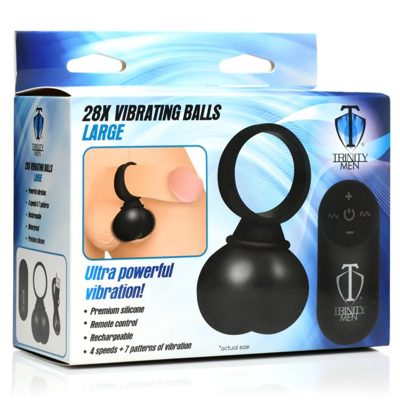 XR Brands Trinity Men 28X Vibrating Balls (Large)