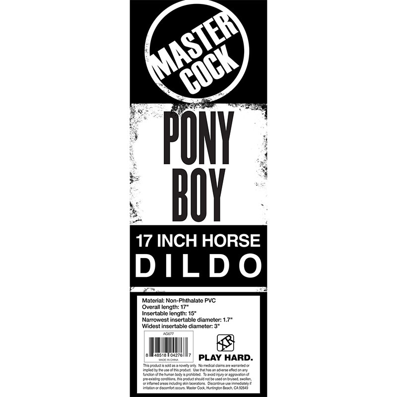 XR Brands Pony Boy 17 Inch Horse Dildo