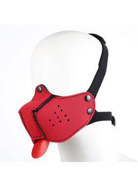 Premium Products Puppy Half Mask with Tongue (Red)