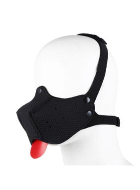 Premium Products Puppy Half Mask with Tongue (Black)