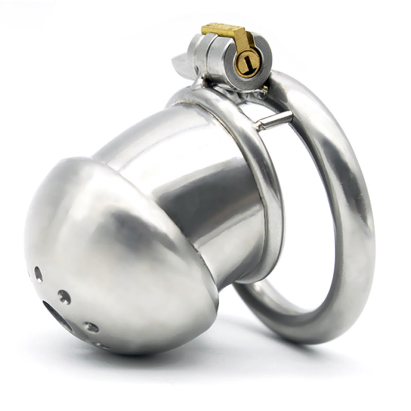 Premium Products Mushroom Head Metal Chastity Cage