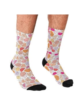 Premium Products Novelty Socks: Dick Print