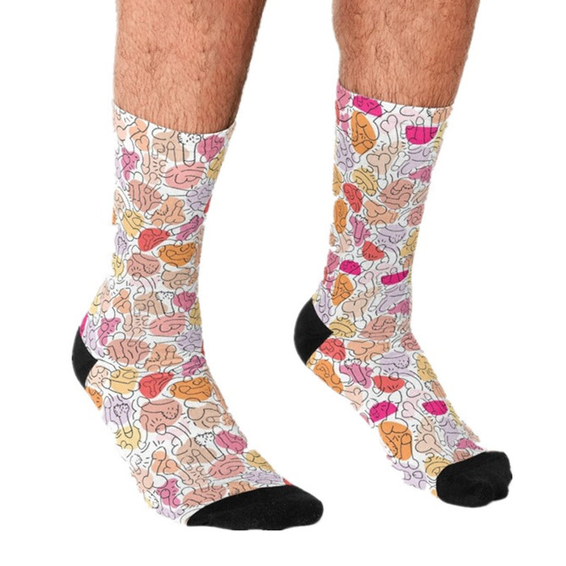 Premium Products Novelty Socks: Dick Print