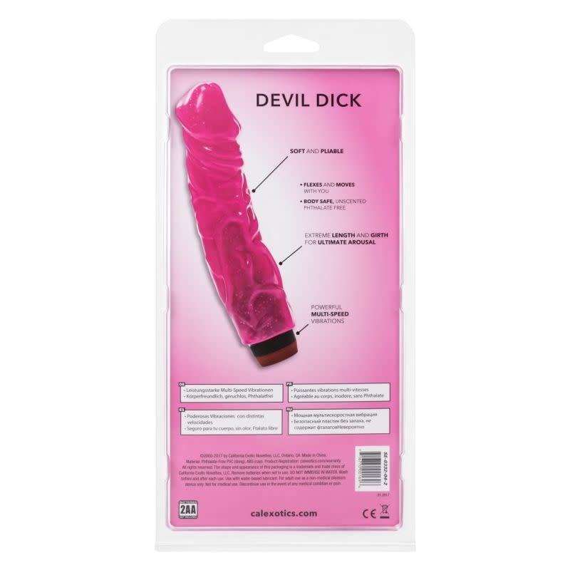 Cal Exotics Hot Pinks Devil Dick Vibe