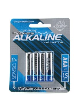 Doc Johnson Toys Batteries: Alkaline AAA (4 Pack) [Doc Johnson]