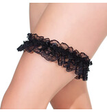 Coquette International Lingerie Cherished Moments Leg Garter (Black)
