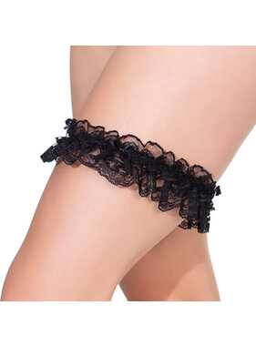 Coquette International Lingerie Cherished Moments Leg Garter (Black)