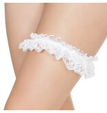 Coquette International Lingerie Cherished Moments Leg Garter White
