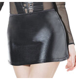 Coquette International Lingerie Darque Wetlook Skirt (Black)