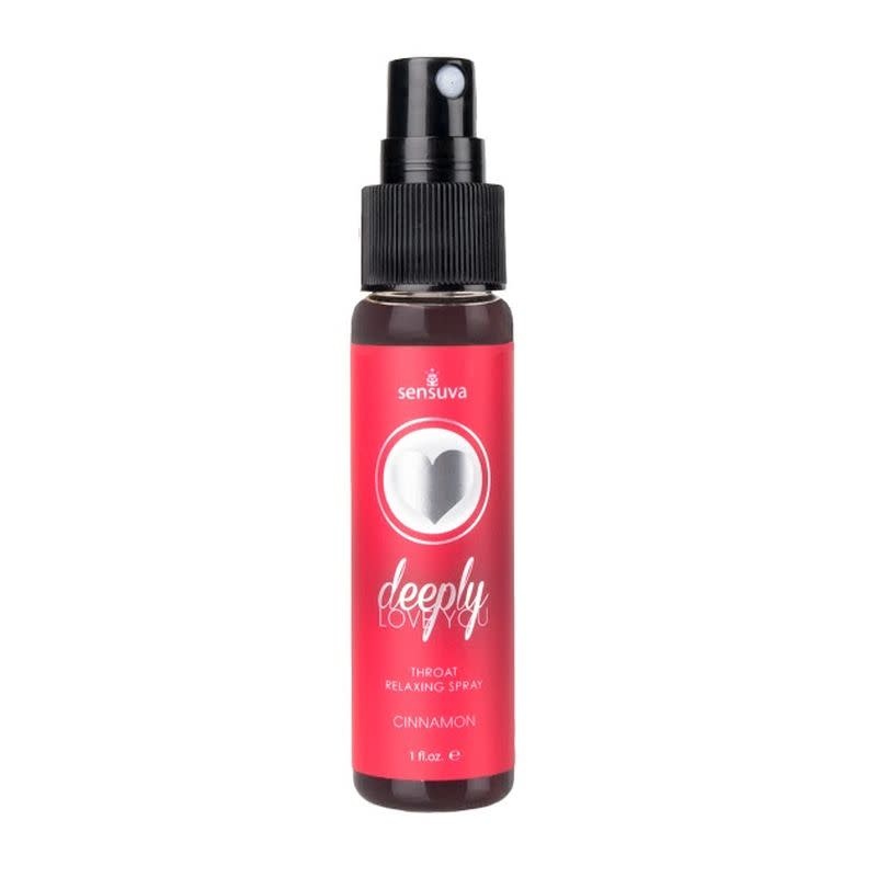 Sensuva Deeply Love You Throat Relaxing Spray: Cinnamon 1 oz (30 ml)