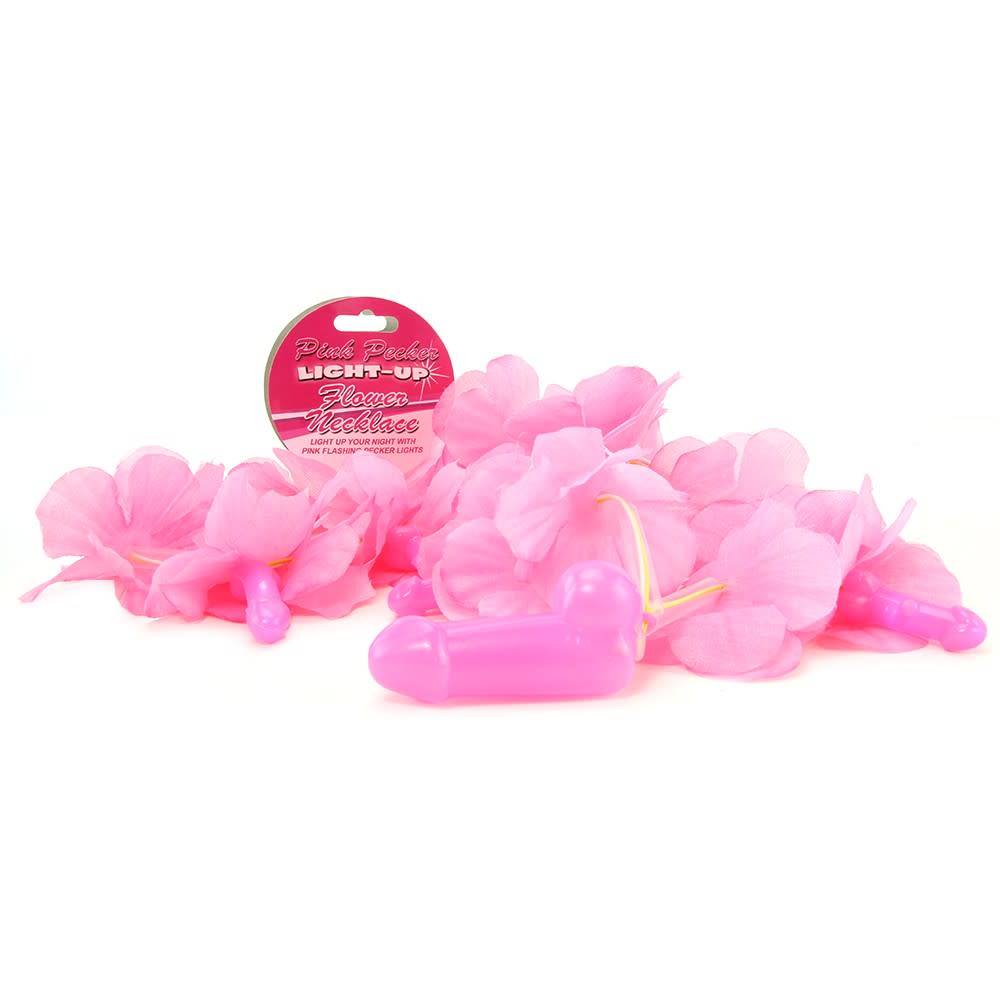 Hott Products Pink Pecker Light-Up Flower Necklace