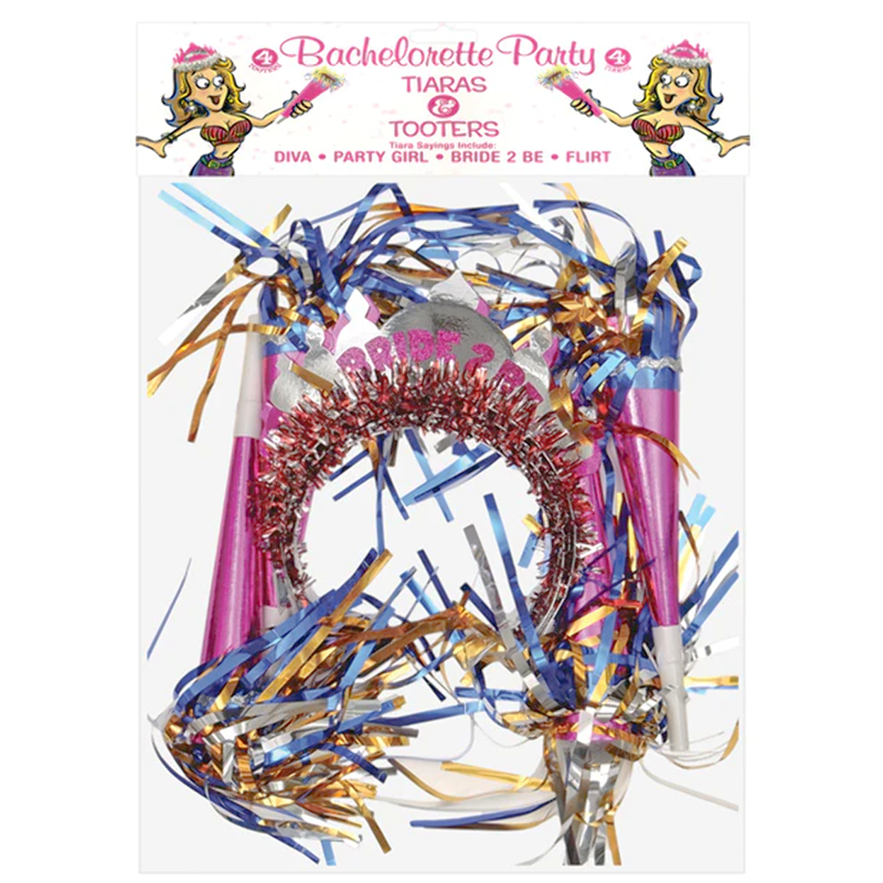 Hott Products Bachelorette Party Tiaras & Tooters