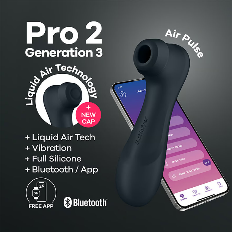 Satisfyer Satisfyer Pro 2 Generation 3 w/ Connect App (Black)