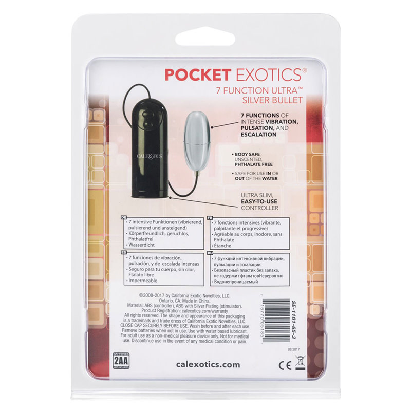 Cal Exotics Pocket Exotics Silver Bullet Vibe