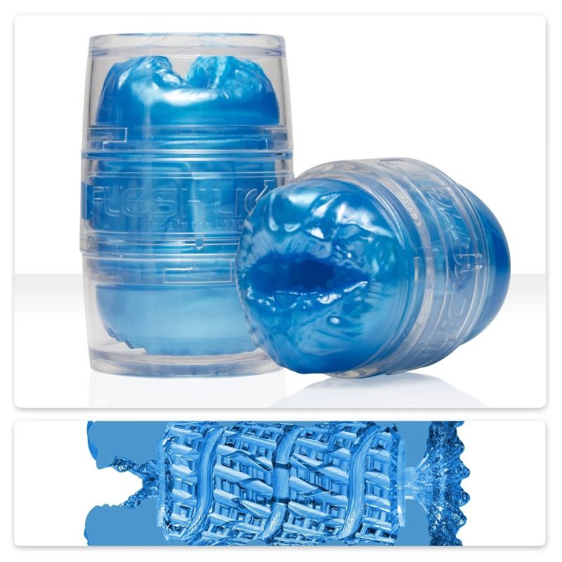 Fleshlight Products Fleshlight Quickshot: Alien Mouth/Butt (Blue Metallic)