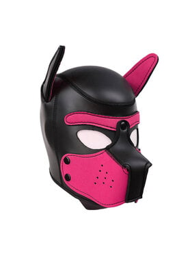 Premium Products Puppy Play Hood Mask (Pink)