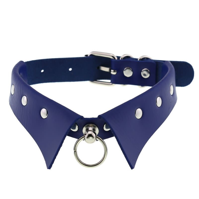 Premium Products Anisa Collar Style Choker Collar (Blue)