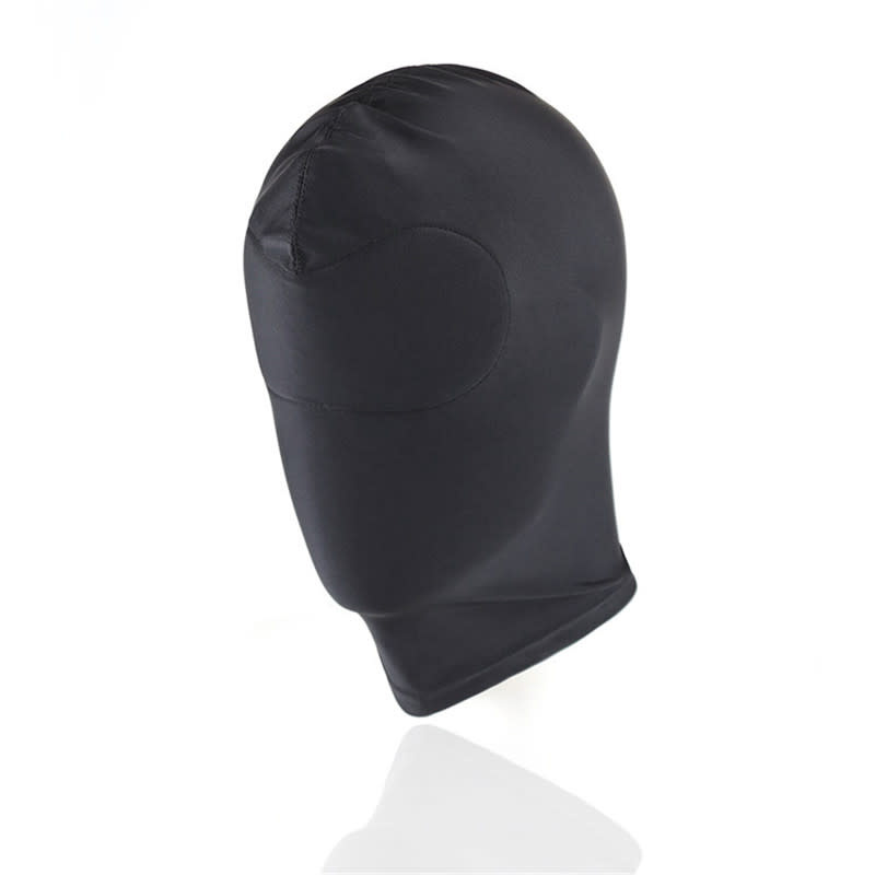 Premium Products Spandex Closed Mouth Hood with Built-In Blindfold (Black)