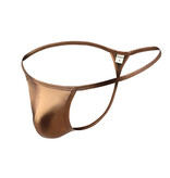 Premium Products Shiny Low Rise Thong (Coffee)
