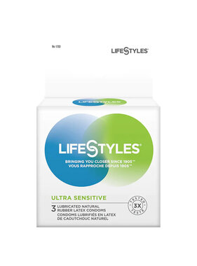 LifeStyles Condoms LifeStyles Ultra Sensitive Condoms  3 Pack