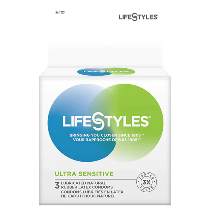 LifeStyles Condoms LifeStyles Ultra Sensitive Condoms  3 Pack
