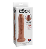 Pipedream Products King Cock 7" Slide-Skin Uncut Cock (Tan)