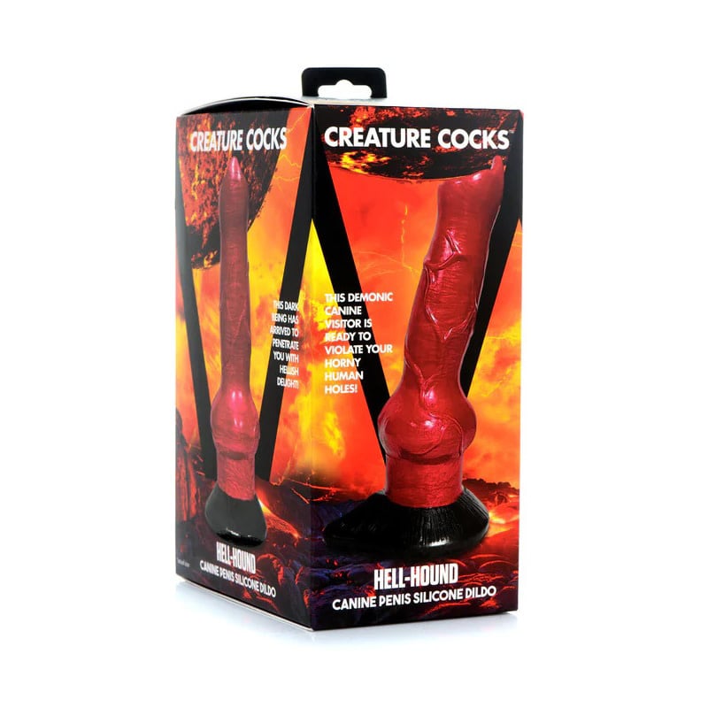 XR Brands Creature Cocks: Hell Hound Canine Penis Dildo