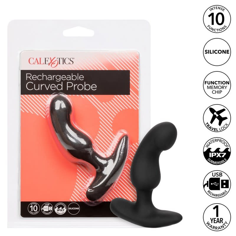 Cal Exotics Rechargeable Curved Probe