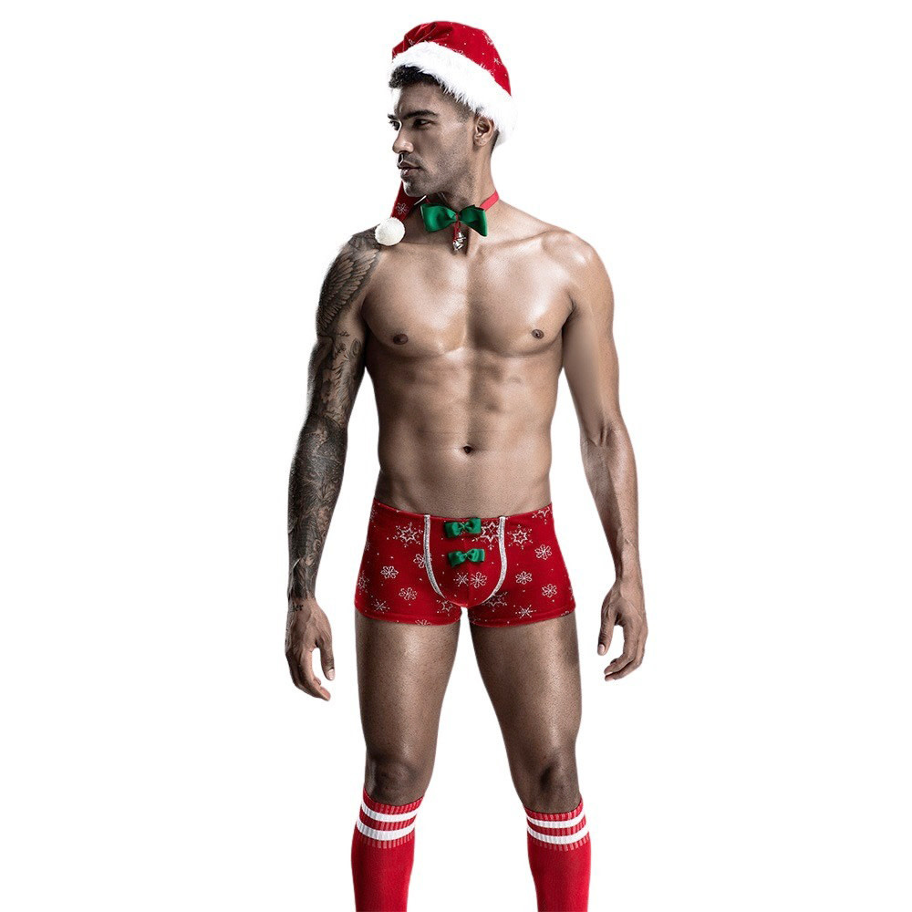 JSY Xmas Boxer 4 Piece Set (One Size)