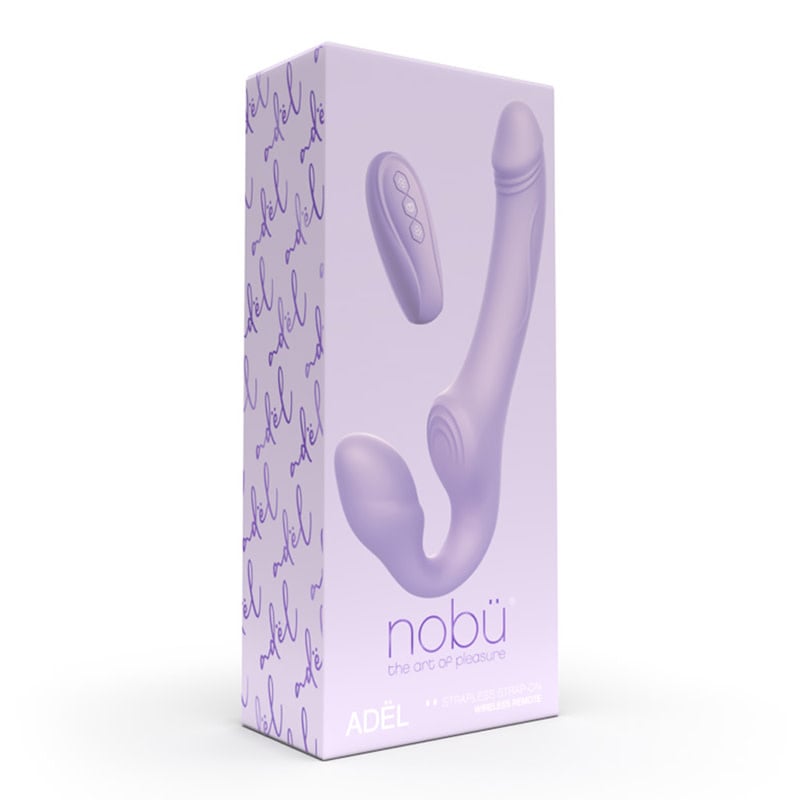 Nobü Toys Nobü Essentials: Adël Remote Vibrating Strapless Strap-On