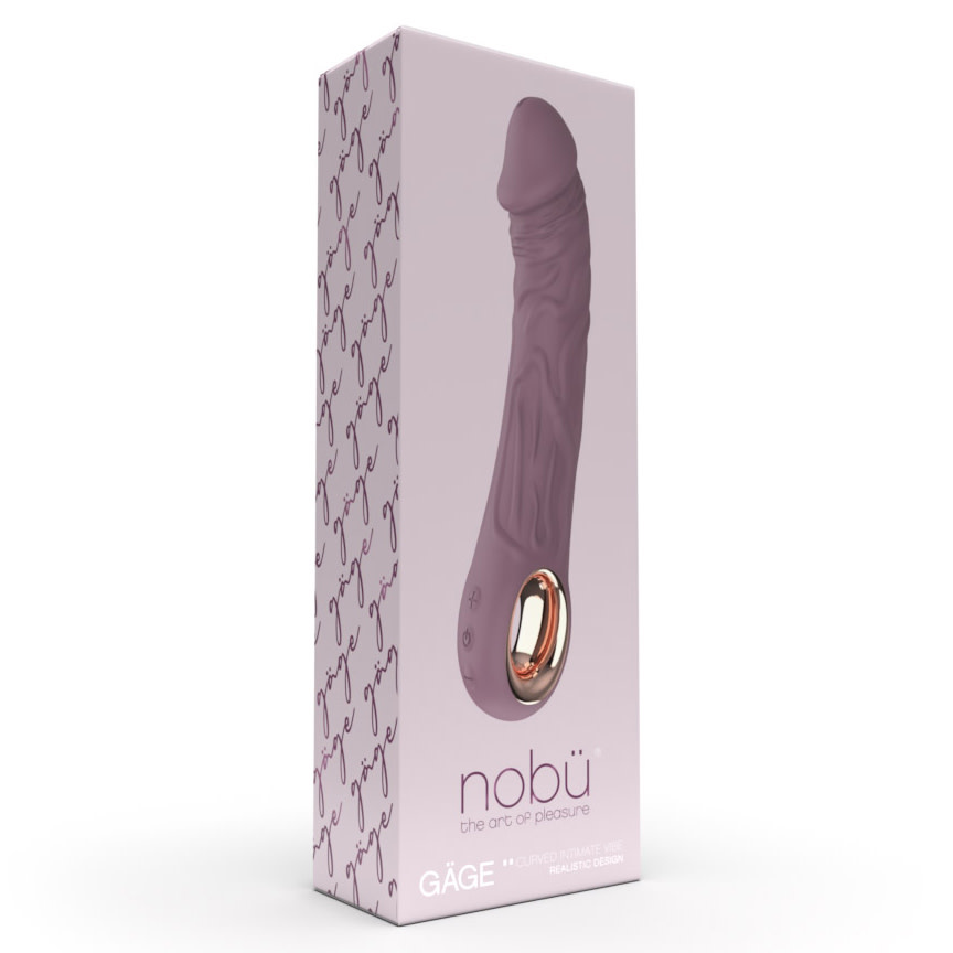 Nobü Toys Nobü Essentials: Gäge Silicone Realistic Vibrator (Light Purple)