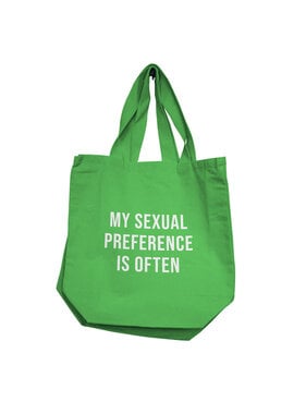 Nobü Toys Reusable Totes: My Sexual Preference is Often