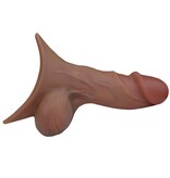 RodeoH Realistic STP Device: 4.5" (Dark Caramel)