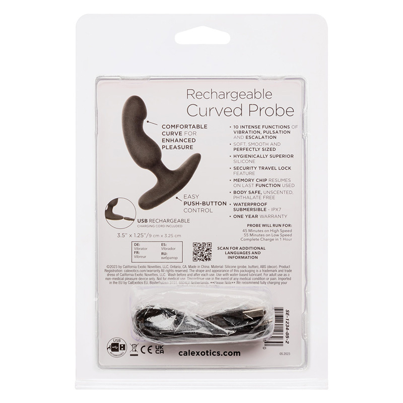 Cal Exotics Rechargeable Curved Probe