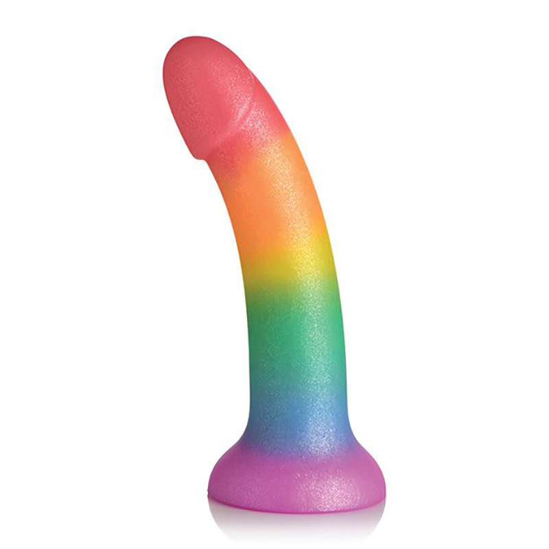 Simply Sweet 6.5" Phallic Rainbow Dildo