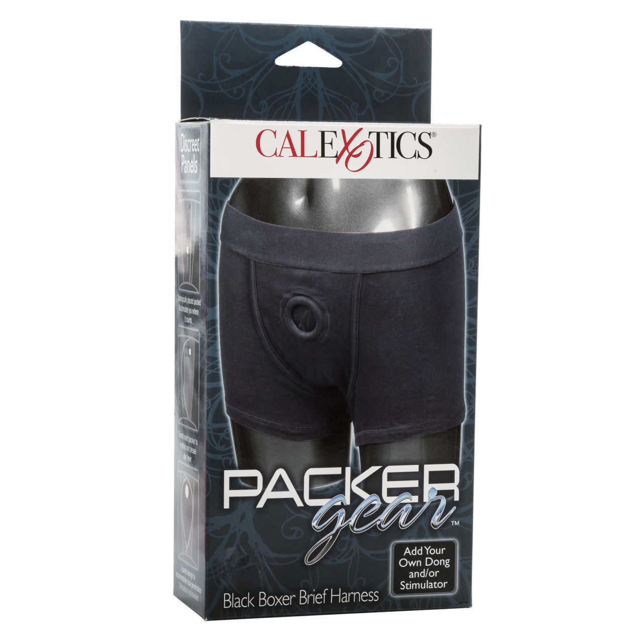 Cal Exotics Packer Gear Black Boxer Brief Harness