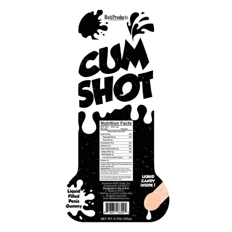 Hott Products Cum Shots Liquid Filled Gummy Pecker