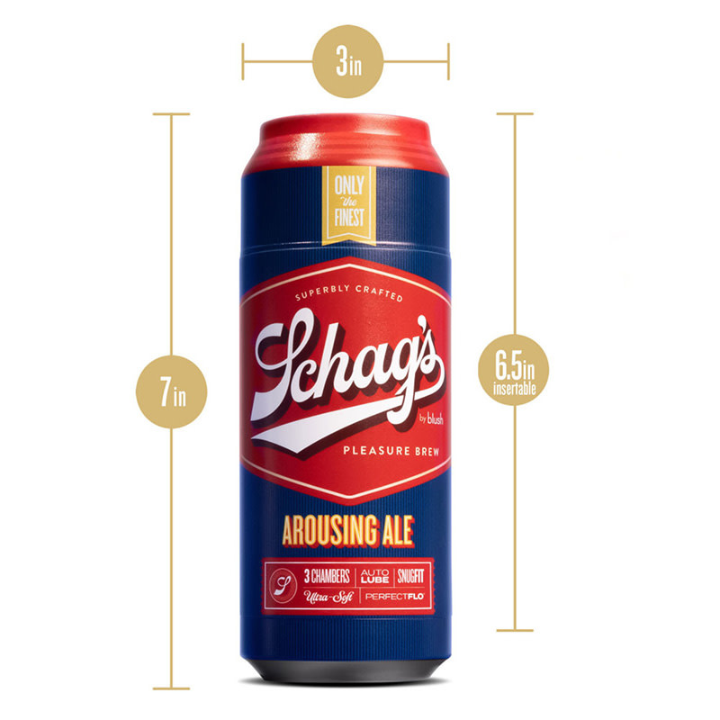 Blush Novelties Schag's Beer Can Stroker: Arousing Ale