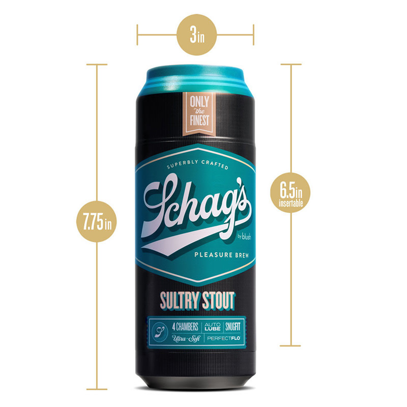 Blush Novelties Schag's Beer Can Stroker: Sultry Stout
