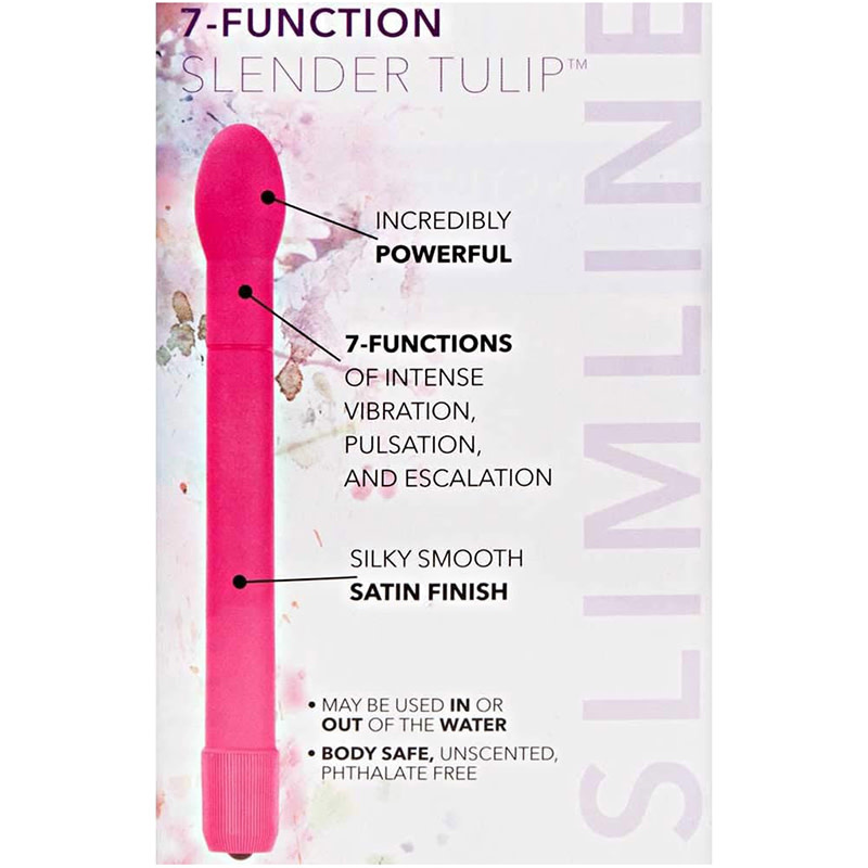 Cal Exotics 7 Function Slender Tulip Vibe (Pink)