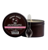 Earthly Body Hemp Seed 3-in-1 Massage Candle (Zen Berry Rose)