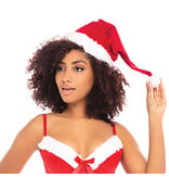 Oh la la Cheri Holiday Vixen Santa's Hat