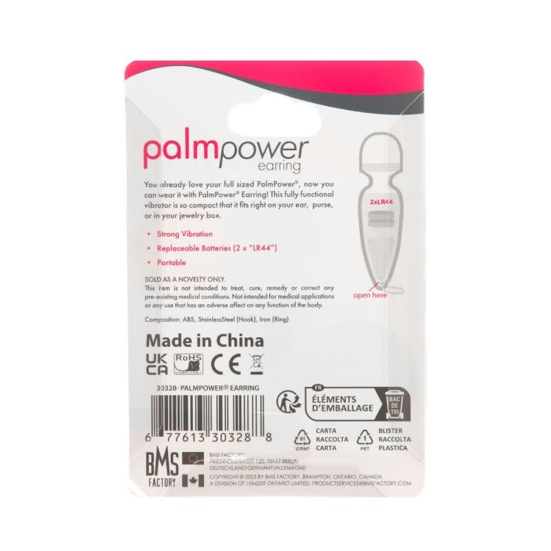 BMS Enterprises PalmPower Micro Massager Earring (Individual)