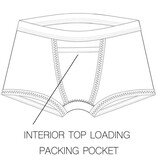 RodeoH Top Loading Boxer Packing Underwear (Geometric Purple)