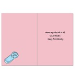 Noble Works Cards (Greeting Card) Sleep Number Bed Anniversary Card