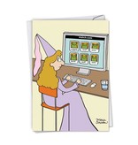 Noble Works Cards (Greeting Card) Princess Match Bachelorette Card