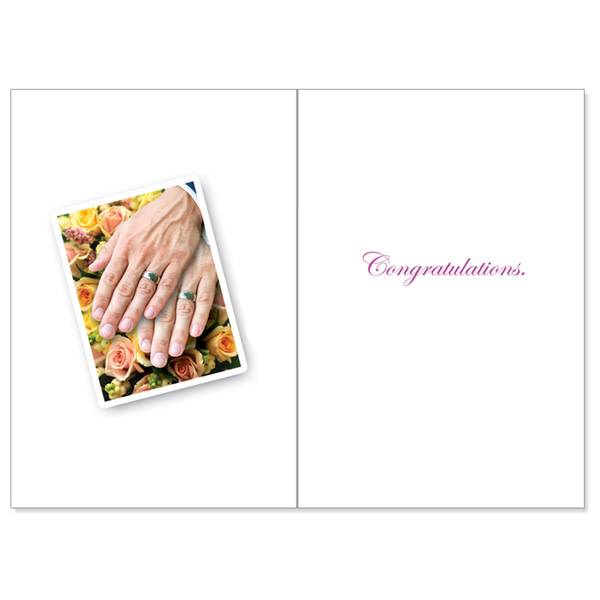 Noble Works Cards (Greeting Card) Wedding Hands Man/Man Card