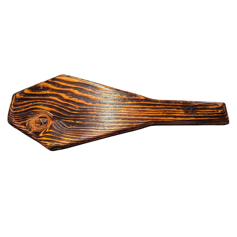 Goodhue's Creations Handmade Wooden Paddle: Burnt Coffin