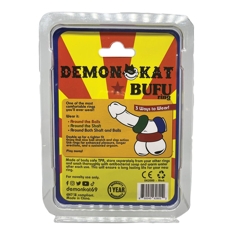 Demon Kat Demon Kat: BuFu Ring (Black)